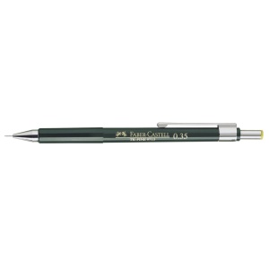 Creion mecanic, 0.5mm, verde, FABER-CASTELL TK-FINE - Img 2