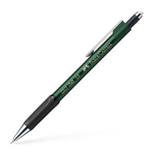 Creion mecanic, varf 0.5 mm, corp plastic, verde, Grip 1345 FABER-CASTELL - Img 2