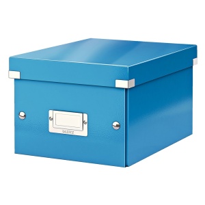 Cutie depozitare mica, 220x160x282 mm, albastru, LEITZ WOW Click&Store