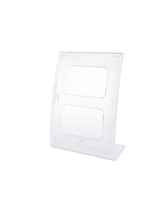 Display plastic pentru pliante, forma curbata, A4, portrait, KEJEA - Img 2