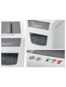 Distrugator documente 10 coli, cross-cut, LEITZ IQ Home Office Slim - Img 2