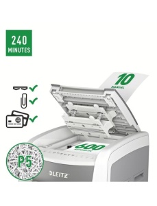 Distrugator documente automat, micro cross-cut LEITZ IQ Autofeed Office Pro 600 - Img 5