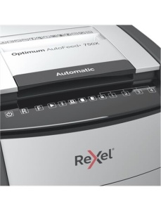 Distrugator documente automat REXEL Optimum AutoFeed+ 750X, cross-cut, 750 coli - Img 3