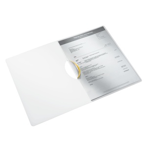 Dosar plastic, cu clema, A4, mov, LEITZ WOW ColorClip - Img 2