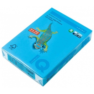 Hartie colorata A4, 80 g/mp, 500 coli/top, albastru, MONDI IQ Color Intens