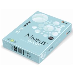 Hartie colorata A4, 80 g/mp, 500 coli/top, albastru pal, NIVEUS