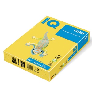 Hartie colorata A4, 80 g/mp, 500 coli/top, galben, MONDI IQ Color Intens