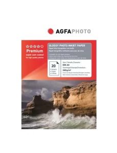 Hartie foto inkjet lucioasa AGFA Premium, A4, 240g/mp, 20 coli/top