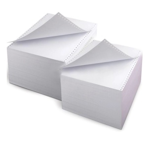 Hartie imprimanta matriceala, A4, 2 exemplare, alb/alb, 850 seturi/cutie
