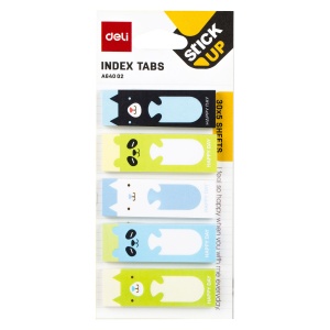 Index autoadeziv 45X15 mm, diverse modele, DELI