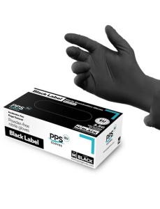 Manusi nitril PPS Black Label, marime M, 100 buc/cutie