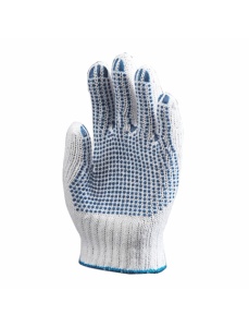 Manusi protectie din bumbac, SACLA 4349, insertii PVC, marimea 9