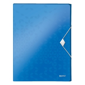 Mapa de plastic, cu burduf 30mm, albastru, LEITZ WOW Jumbo - Img 2