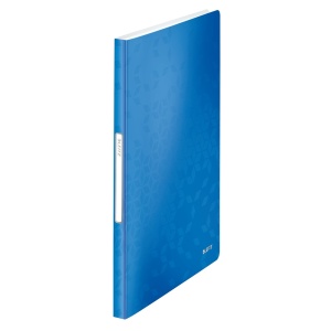 Mapa de prezentare cu 40 folii, A4, albastru, coperta flexibila, LEITZ WOW - Img 1