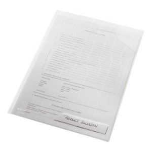 Mapa plastic, cu eticheta, 200 microni, 40 coli, 5 buc/set, LEITZ CombiFile - Img 2