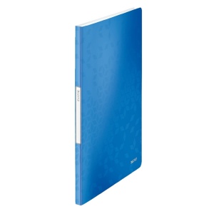 Mapa prezentare cu 20 folii, A4, albastru, coperta flexibila, LEITZ WOW
