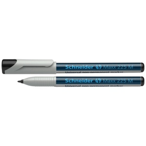 Marker OH nepermanent, 1.0 mm, negru, SCHNEIDER Maxx 225 M