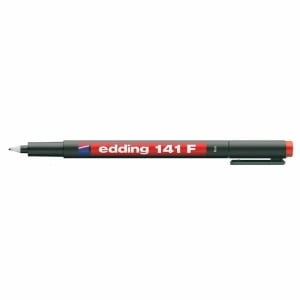 Marker permanent OHP, 0.6 mm, rosu, EDDING 141 F