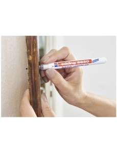 Marker tamplarie varf lung, varf 1.0 mm, corp plastic, negru, EDDING 8850 - Img 2
