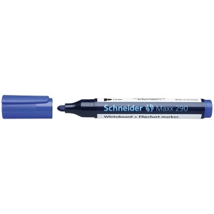 Marker whiteboard, varf 2-3mm, albastru, SCHNEIDER Maxx 290 - Img 3