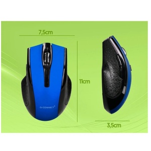 Mouse wireless, 4 butoane, albastru, Q-CONNECT - Img 5