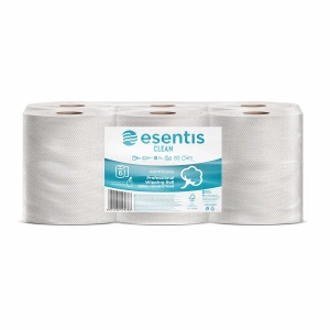 Prosop din hartie, monorola, 2 straturi, 150 m/rola, 6 role/bax, ESENTIS