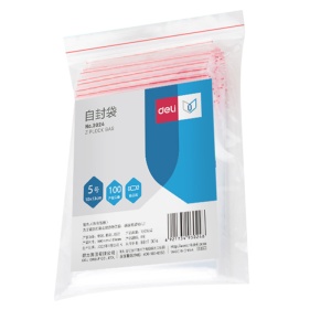 Pungi ziplock, 130 x 100 mm, 100 buc./set, DELI - Img 3