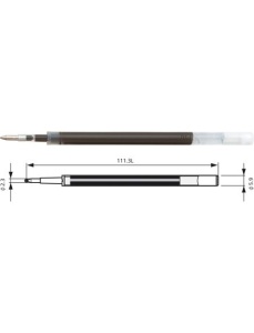 Rezerva PENAC GBR3, rosu, 2 buc/set