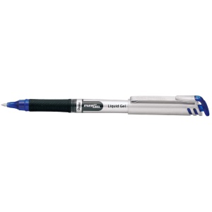 Roller cu gel, 0.7 mm, albastru, PENTEL Energel