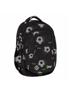 Rucsac baieti 4 compartimente, Pixel Balls, ST. RIGHT BP04
