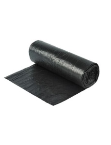 Saci menajeri 60 L, 60x70 cm, LDPE, negru, 10 buc/rola