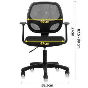 Scaun birou ergonomic, spatar Mesh, 4900 DELI - Img 2