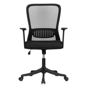 Scaun birou ergonomic, spatar mesh, negru, 4523 DELI - Img 2