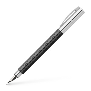 Stilou FABER-CASTELL Ambition RHOMBUS M - Negru - Img 2