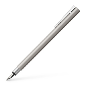 Stilou, penita medie, metal mat, FABER-CASTELL Neo Slim
