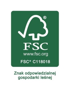 Suport vertical din carton pentru cataloage, albastru, DONAU - Img 3