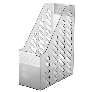 Suport vertical pentru cataloage, A4, plastic, fumuriu, HAN Klassik XXL