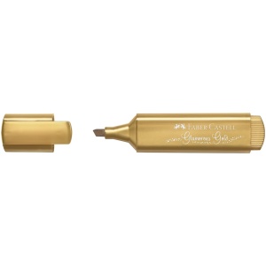 Textmarker FABER-CASTELL 1546 Metallic, auriu - Img 2