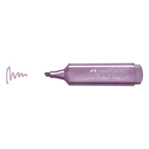 Textmarker FABER-CASTELL 1546 Metallic, rubiniu - Img 3
