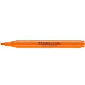 Textmarker, varf tesit 1-4 mm, portocaliu, FABER-CASTELL 38 - Img 3