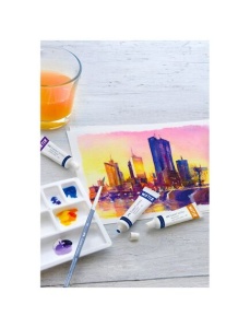 Acuarele cu paleta pictura, 12 tuburi /set, FABER-CASTELL - Img 3