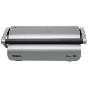 Aparat de indosariat manual, inele plastic, max. 500 coli, FELLOWES Quasar+ 500 - Img 4
