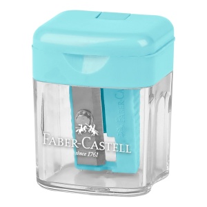 Ascutitoare plastic simpla, cu container, FABER-CASTELL - Img 4