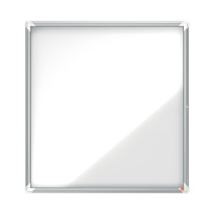 Avizier magnetic de exterior, 12 x A4, otel emailat, NOBO - Img 2