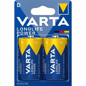 Baterii alcaline VARTA High Energy LR20/D, 2 buc/set