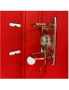 Biblioraft A4 plastifiat interior-exterior, 5 cm, rosu, OPTIMA - Img 2