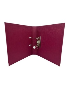 Biblioraft A4 plastifiat interior-exterior, 5 cm, visiniu, OPTIMA - Img 3