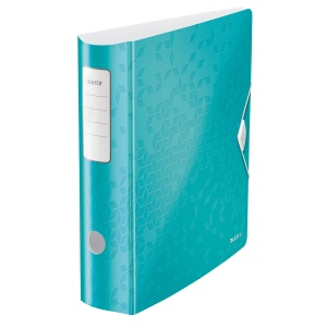 Biblioraft plastic 8.2 cm, turcoaz, LEITZ 180 Active WOW