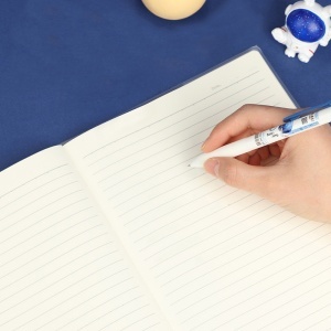 Caiet cu elastic 96 file, dictando, 252x174 mm, DELI - Img 5