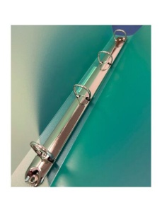 Caiet mecanic A4, 4 inele, 16 mm, coperti flexibile, verde, OPTIMA - Img 2